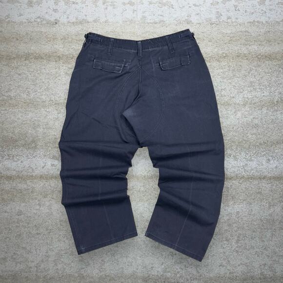 Vintage Tactical Pants Navy Blue Baggy Fit Cargos Military Grade Double Knee 90s - Picture 1 of 4